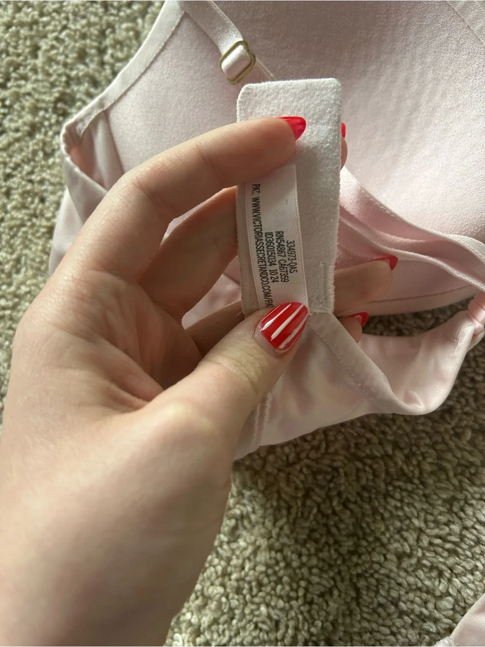 Victoria's Secret Light Pink Smooth T-Shirt Bra